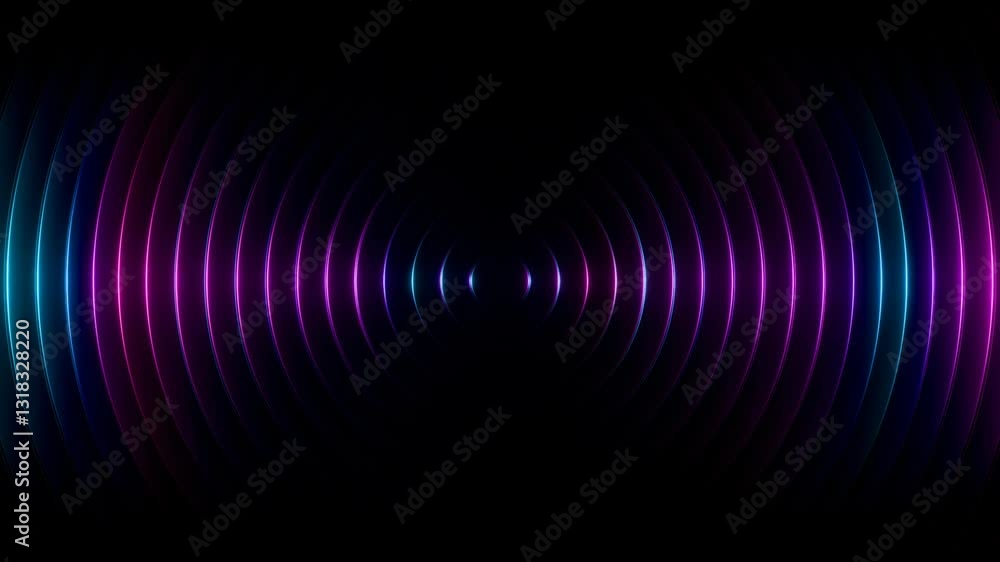 abstract futuristic background animation of dark 3d rings wave motion with glowing colorful lights, 4k seamless corporate background loop abstract futuristic background animation of dark 3d rings wave motion with glowing colorful lights, 4k seamless corporate background loop