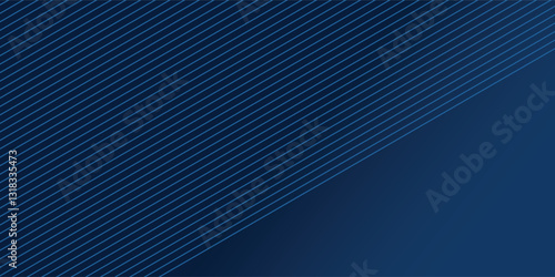 Blue background. Vector abstract, science, futuristic, energy technology concept. Digital image of light rays, stripes lines with blue light over dark blue background.modern
