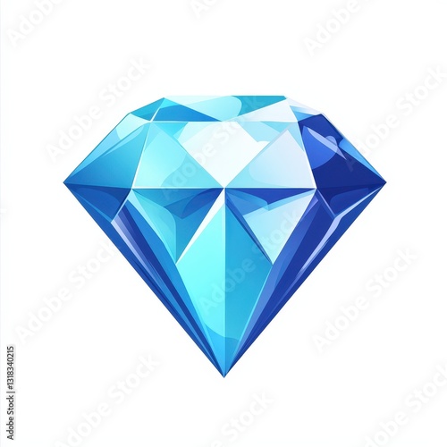 Design of diamond icon logo illustration isolated on white background