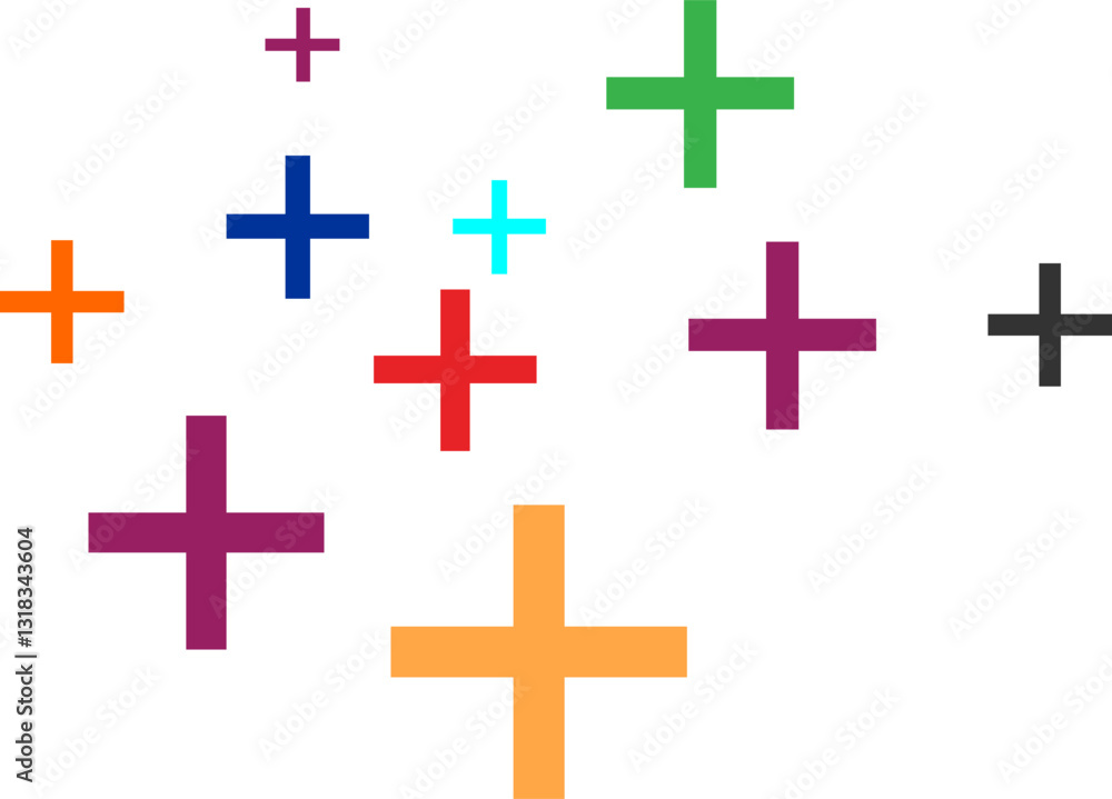 Obraz premium Modern Geometric Memphis Art