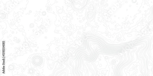 Aesthetic Cartography Redefined: The Synthesis of Geographic Contours, Mountain Relief, and Abstract Flowing Wave Forms to Produce a Striking and Visually Engaging Topographic Design