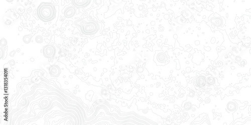 Aesthetic Cartography Redefined: The Synthesis of Geographic Contours, Mountain Relief, and Abstract Flowing Wave Forms to Produce a Striking and Visually Engaging Topographic Design