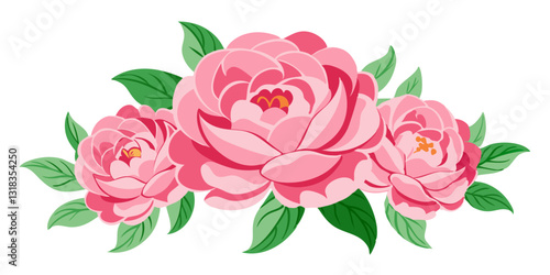 "Blush Reverie: A Graceful Bloom of Pink Peonies"
