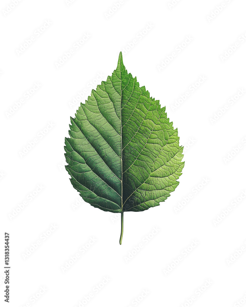 Fototapeta premium A leaf isolated png.