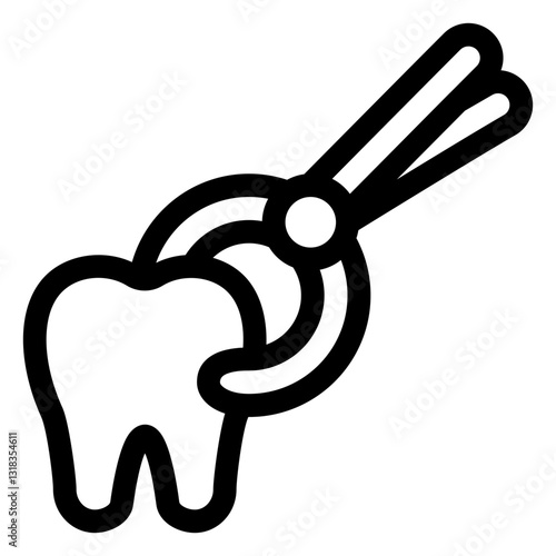 tooth extraction icon