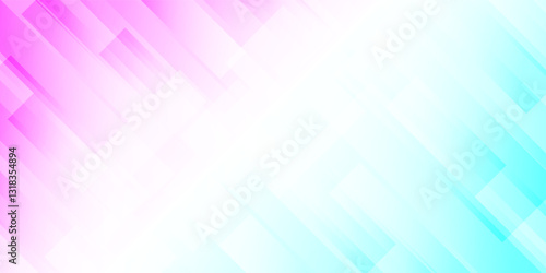 Geometric technology background, futuristic yellow and light blue gradient color box line banner and card abstract background