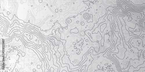 Harmonizing the Structural Complexity of Topographic Contour Mapping with the Elegance of Abstract Wave Forms to Create a Unique and Visually Engaging Representation of Natural Landscapes

