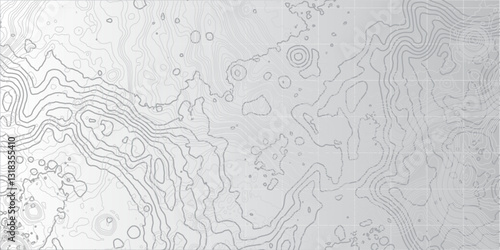 Harmonizing the Structural Complexity of Topographic Contour Mapping with the Elegance of Abstract Wave Forms to Create a Unique and Visually Engaging Representation of Natural Landscapes

