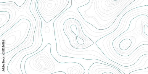 A Unique Fusion of Mountain Relief, Geographic Contour Mapping, and Abstract Wave Curves to Create a Visually Captivating and Artistically Inspired Topographic Design Concept