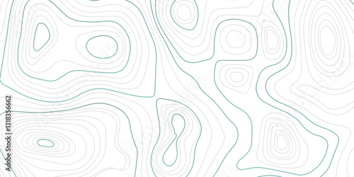 A Unique Fusion of Mountain Relief, Geographic Contour Mapping, and Abstract Wave Curves to Create a Visually Captivating and Artistically Inspired Topographic Design Concept