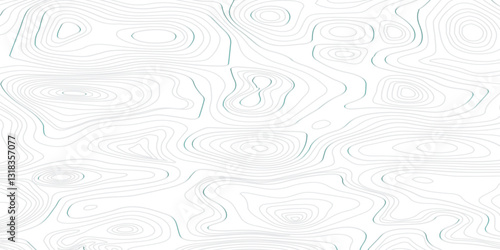 A Unique Fusion of Mountain Relief, Geographic Contour Mapping, and Abstract Wave Curves to Create a Visually Captivating and Artistically Inspired Topographic Design Concept