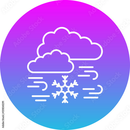 Cold breeze Icon