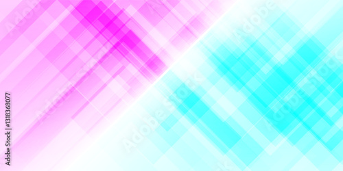 Geometric technology background, futuristic yellow and light blue gradient color box line banner and card abstract background