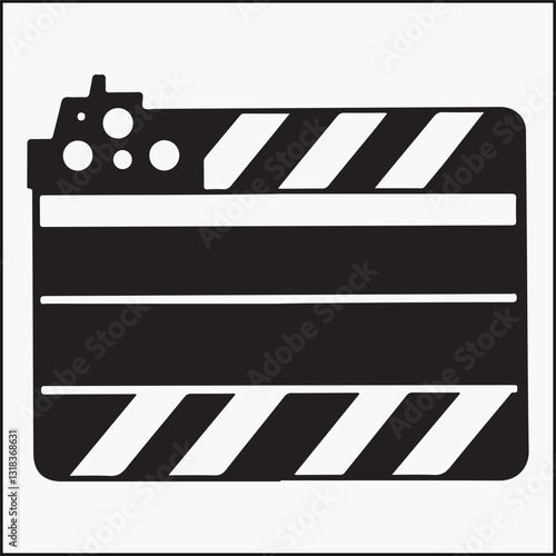 Movie Clapperboard  Film Clapper vector icon