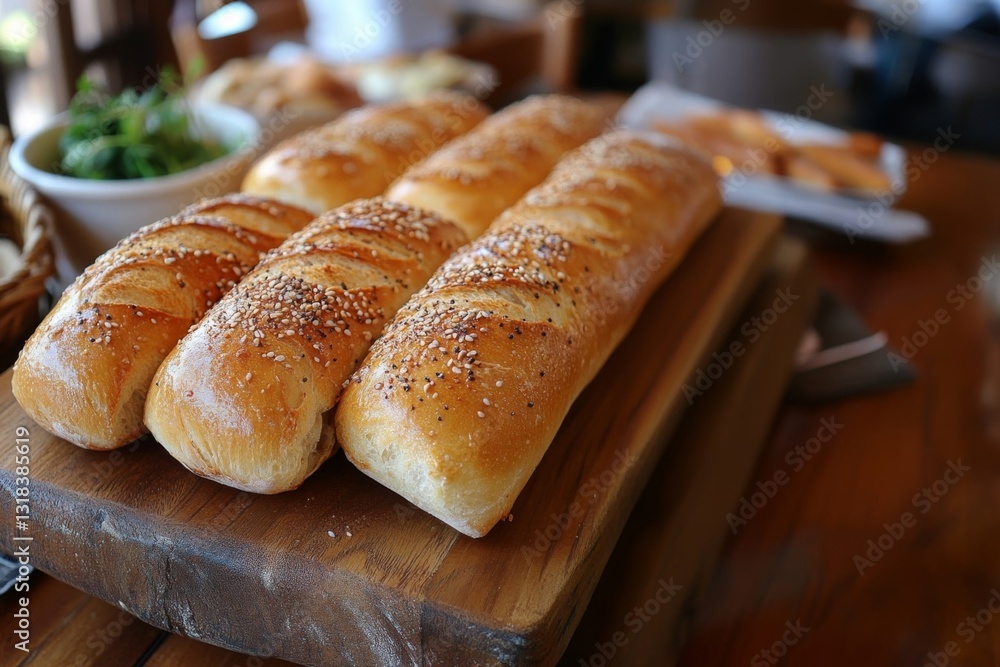 fresh bread on the table fresh bread on the table