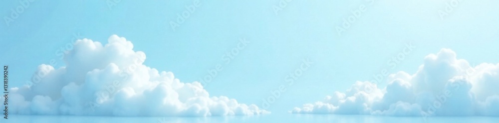 Clouds in light blue abstract background with soft gradient and subtle texture , abstract, serene, gradient Clouds in light blue abstract background with soft gradient and subtle texture , abstract, serene, gradient