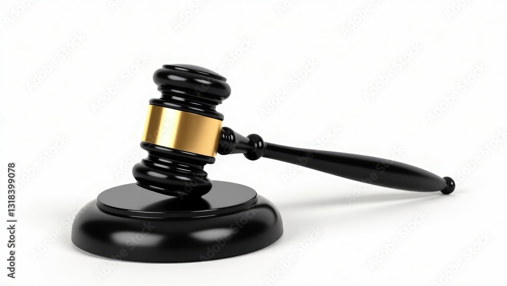 A judge gavel made of wood isolated on a background. A judge gavel made of wood isolated on a background.