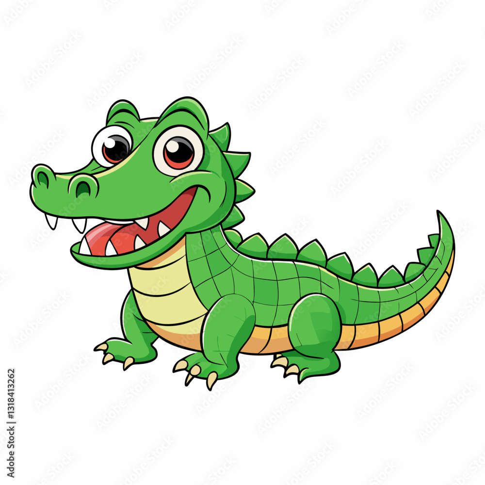 alligator cartoon vector alligator cartoon vector