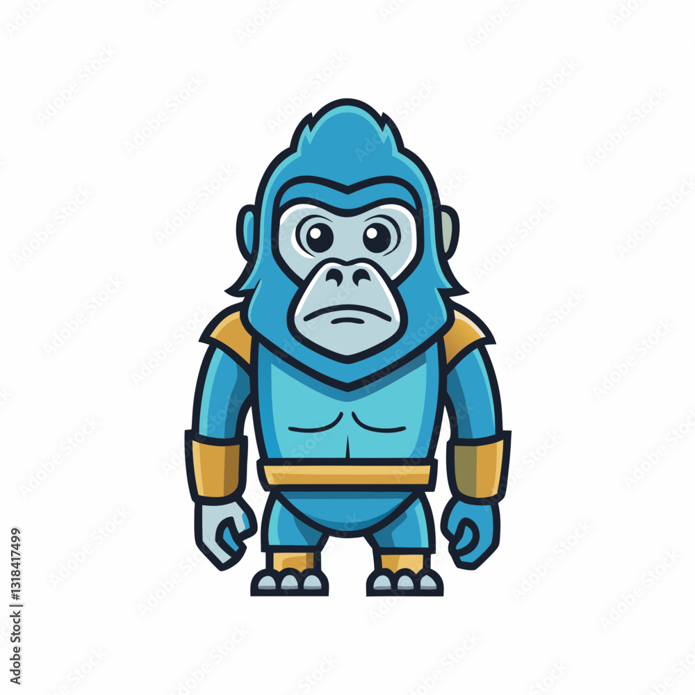cartoon gorilla vector cartoon gorilla vector