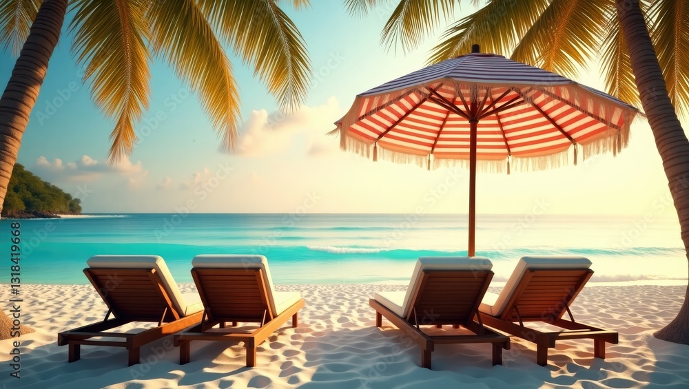 Stunning beach. Summer holiday and vacation theme background. Inspiring tropical landscape design. Tourism and travel concept. Stunning beach. Summer holiday and vacation theme background. Inspiring tropical landscape design. Tourism and travel concept.