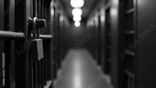 Grate featuring a key to a cell.