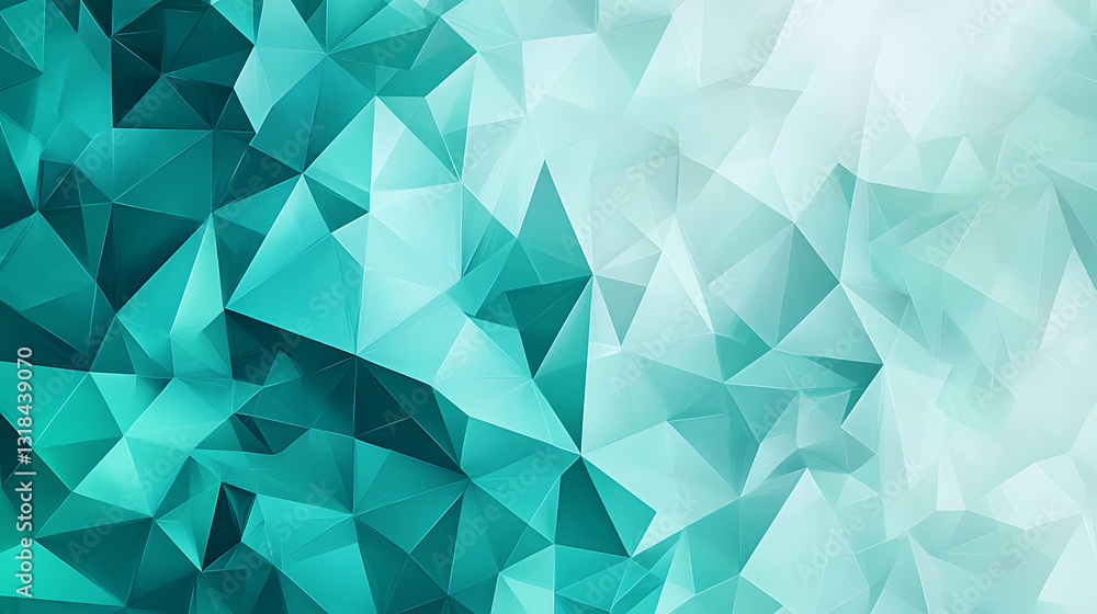 A visually appealing abstract geometric background with a soft teal color scheme, composed of layered triangular low-poly shapes for a modern and stylish look. A visually appealing abstract geometric background with a soft teal color scheme, composed of layered triangular low-poly shapes for a modern and stylish look.
