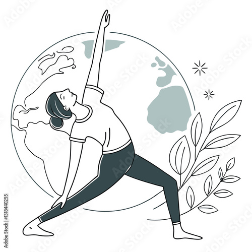 yoga lotus position vector