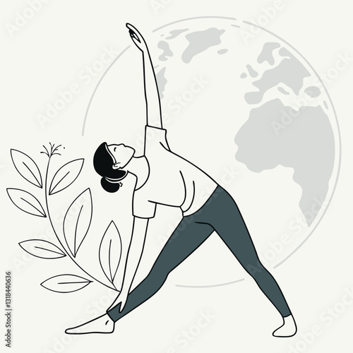 yoga lotus position vector