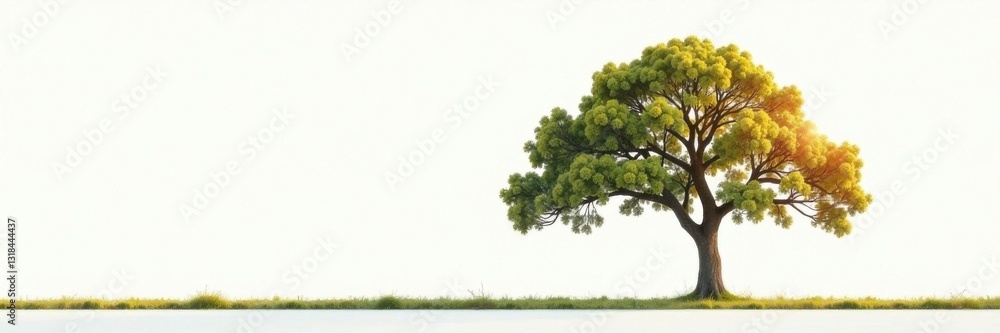 A minimalist magazine cover with a single large tree on a white background, design, nature, sustainable A minimalist magazine cover with a single large tree on a white background, design, nature, sustainable