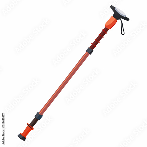 lightweight trekking pole with ergonomic grip