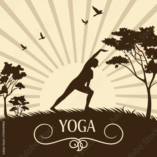 yoga lotus position vector