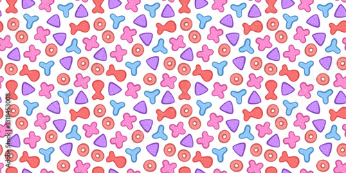 doodle pet food pattern background. packaging pattern of pets food. doodle of pet food seamless pattern background. kitten food pattern background.