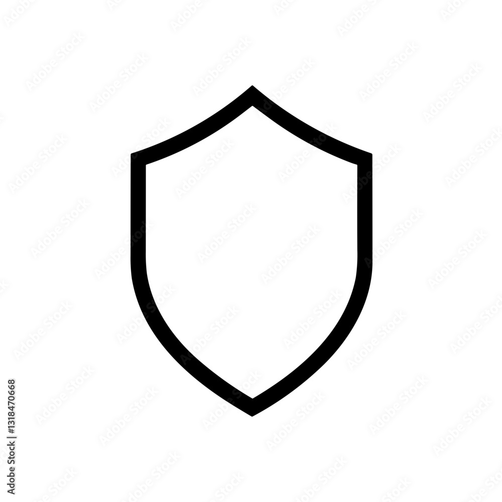 Protective Warrior Emblem Medieval Shield Icon Protective Warrior Emblem Medieval Shield Icon