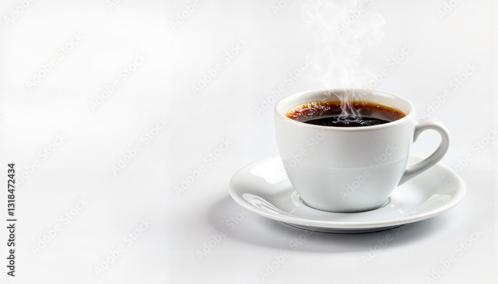 Freshly brewed Lebanese coffee in elegant cup, minimalistic presentation Freshly brewed Lebanese coffee in elegant cup, minimalistic presentation