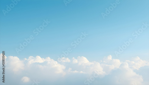 파란 하늘 배경