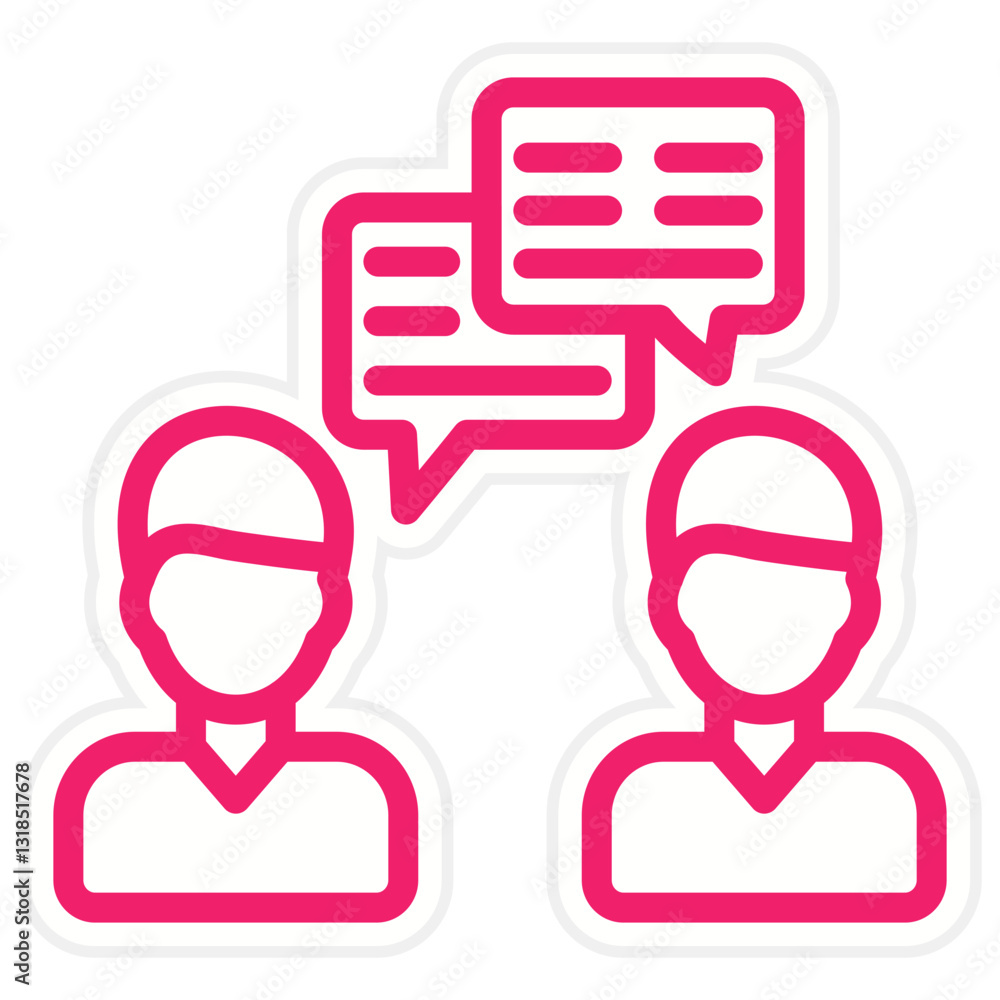 Obraz premium Vector Design Communication Icon Style
