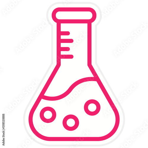 Vector Design Flask Icon Style
