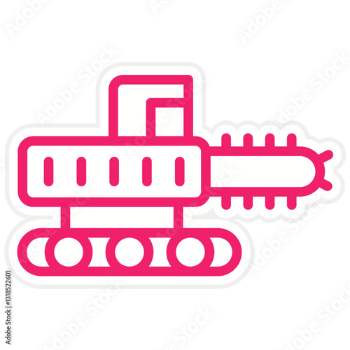 Trencher Vector Design Icon Style