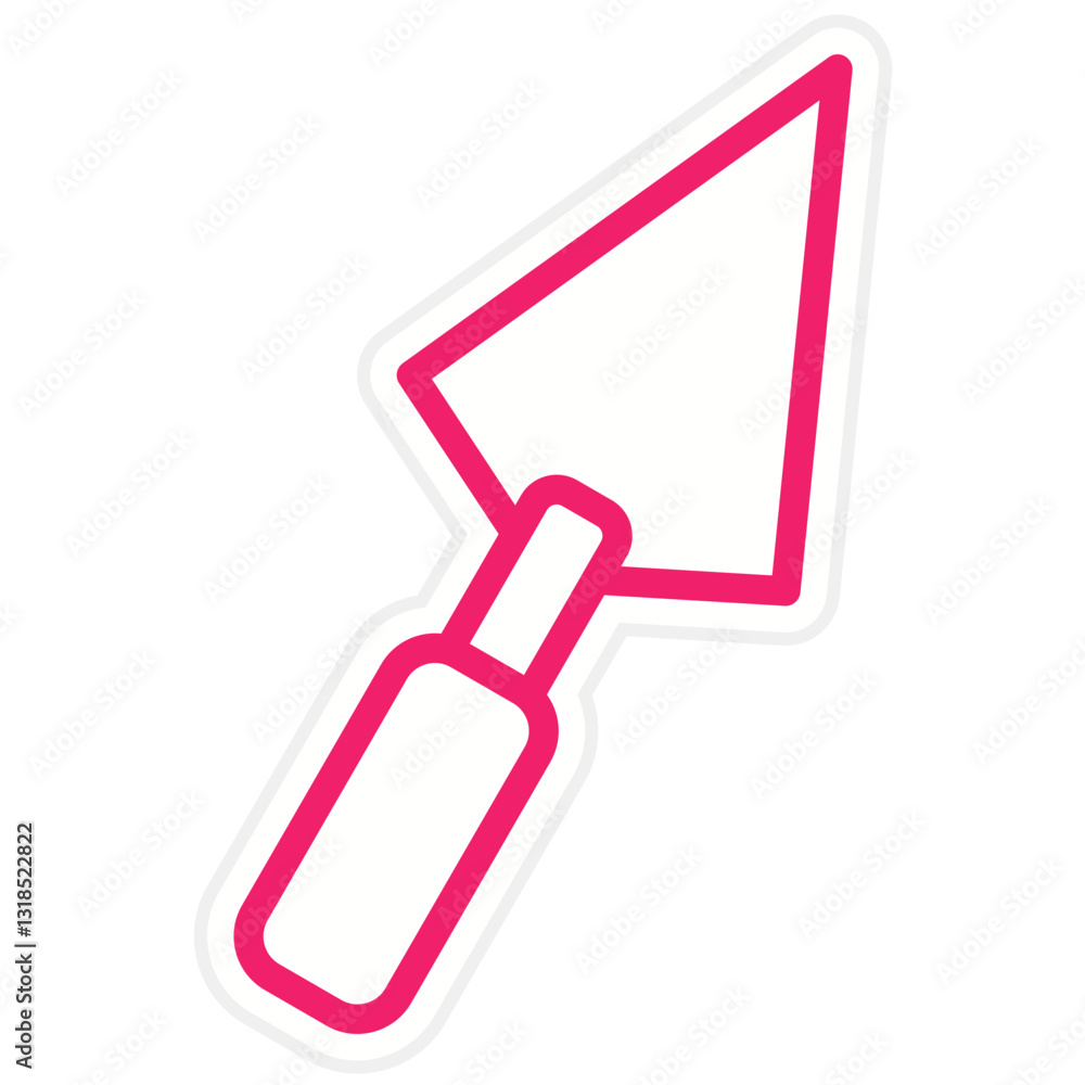 Masonry Trowel Vector Design Icon Style Masonry Trowel Vector Design Icon Style