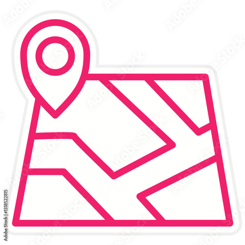 Site Map Vector Design Icon Style