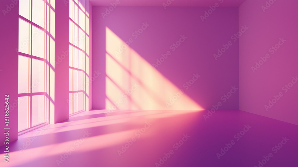 Obraz premium A minimalist background light purple. 