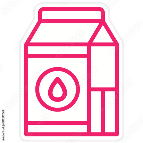 Milk Vector Design Icon Style