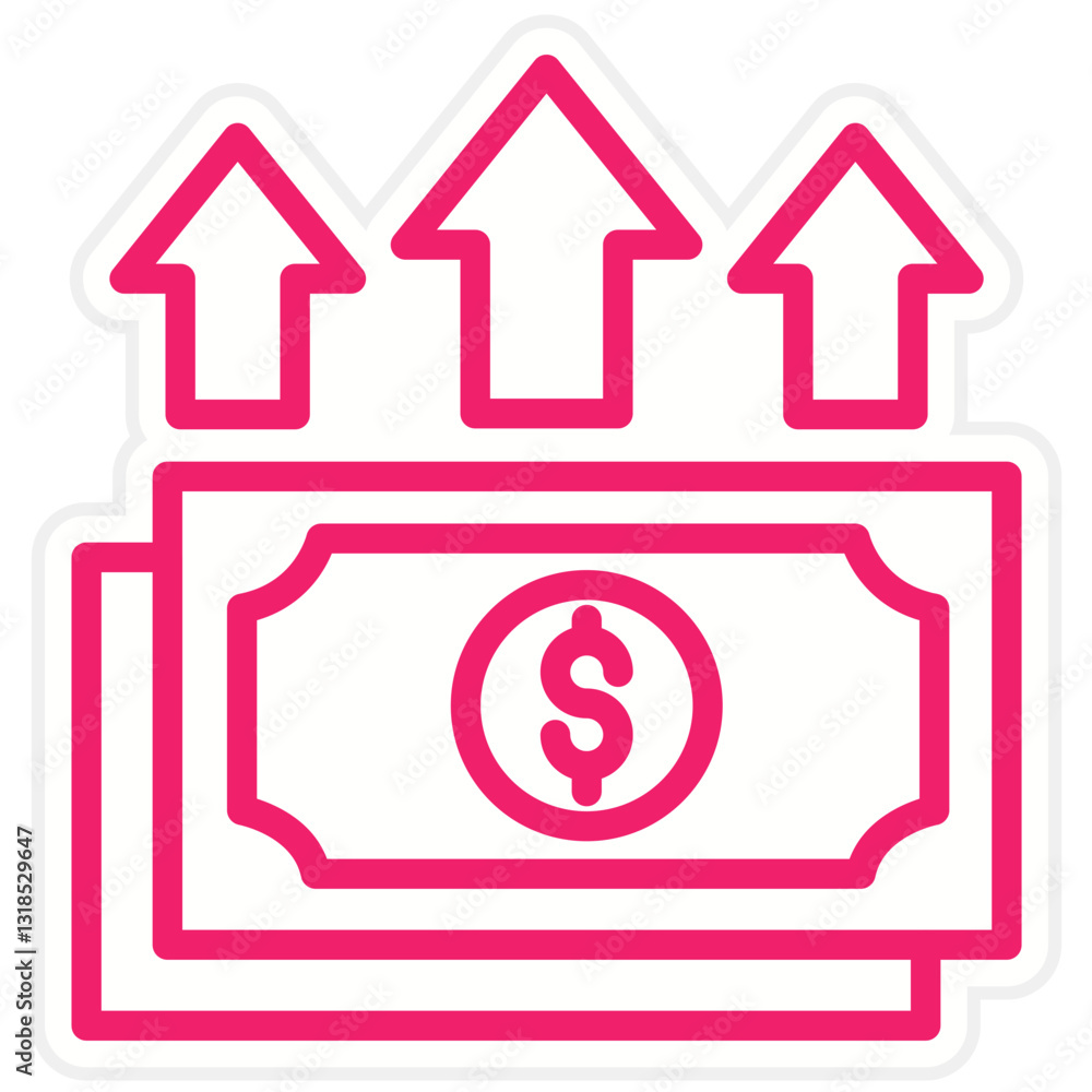 Vector Design Accrual Icon Style Vector Design Accrual Icon Style