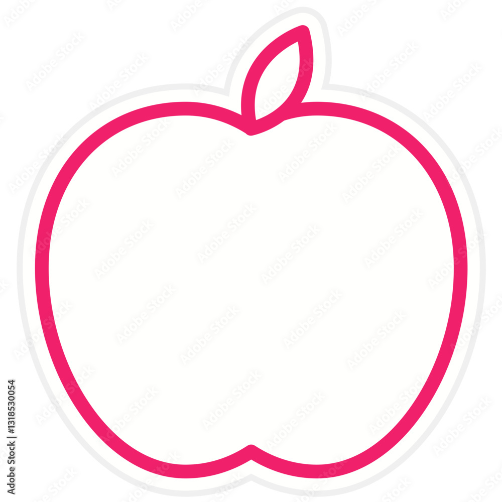 Vector Design Apple Icon Style Vector Design Apple Icon Style