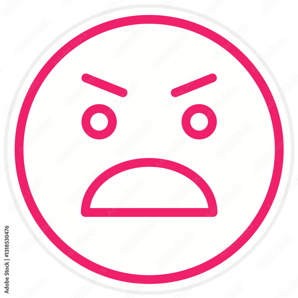 Vector Design Yelling Icon Style