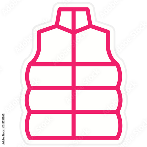 Vector Design Coat Vest Icon Style