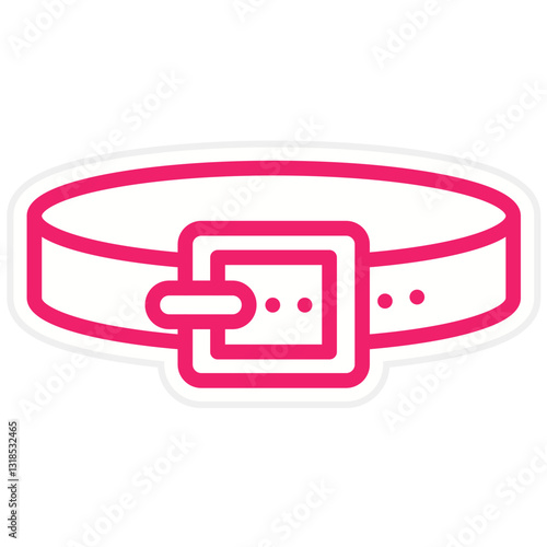 Vector Design Belt Icon Style