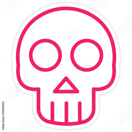 Vector Design Skull Icon Style