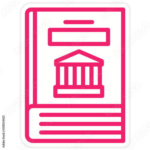 Vector Design Literary Mythology Icon Style