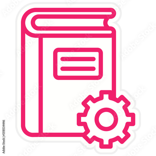 Vector Design Literary Theory Icon Style